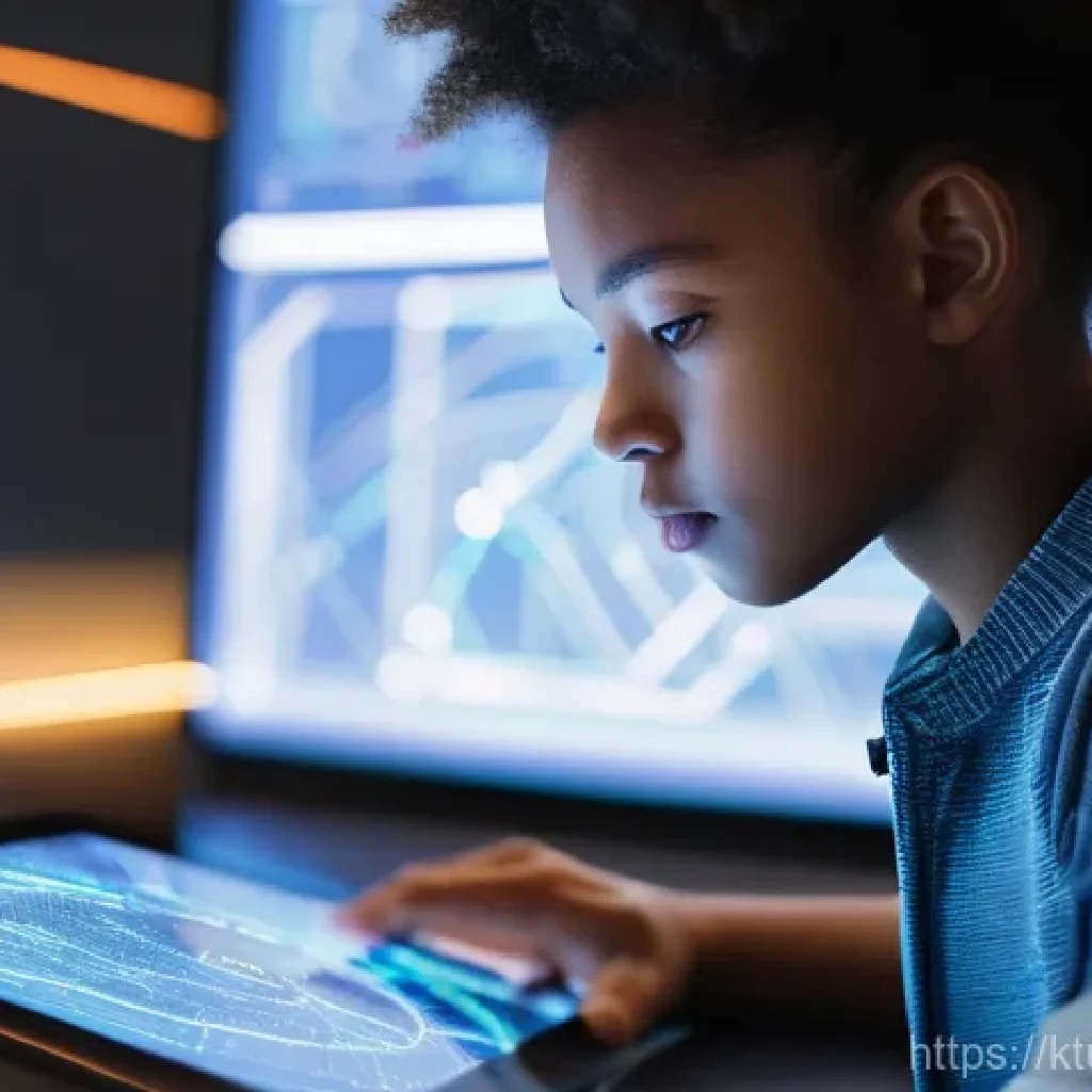 디지털 학습 최적화를 위한 실무 사례 연구 - **Prompt 1: AI-Powered Personalized Learning Navigator**
    A young adult student, appearing focuse...