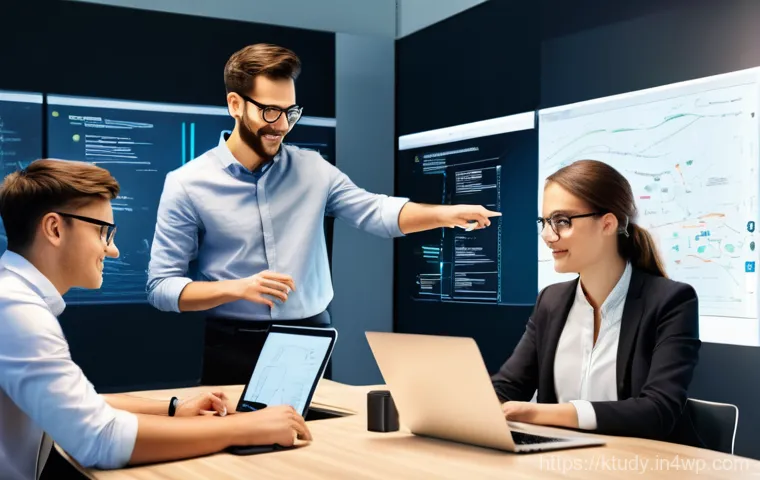 디지털 학습 최적화를 위한 실무 사례 연구 - **Prompt 2: Data-Driven Learning Optimization with Digital Twin**
    A professional, wearing smart-...